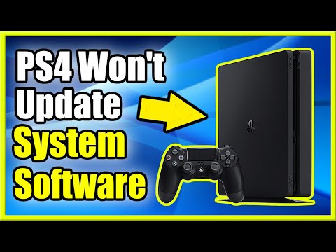 How to FIX PS4 Won't Update System Software (Easy Method!)