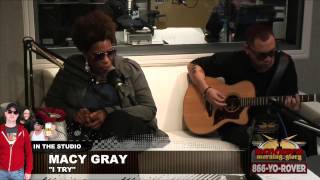 Macy Gray performs "I Try" in studio