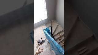 ahşap merdiven, beton üstü takozlama tekniği. kesinlikle izle. #part1