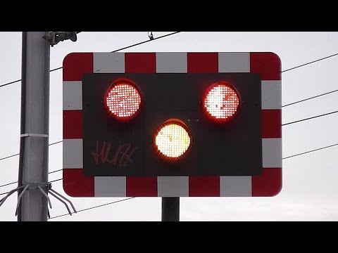 Level Crossing at Burrow Road in Dublin, Ireland