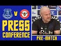 Everton V Brentford | Sean Dyche Press Conference