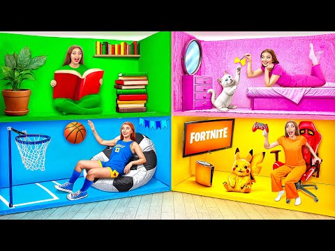 Tajne Sobe Ispod Kreveta Četiri Boje Izazov | Smešne Situacije Multi DO Smile