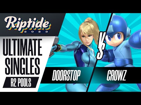 Doorstop (Zero Suit Samus) vs CrowZ (Mega Man) - Ultimate Singles Round 2 Pools - Riptide 2023