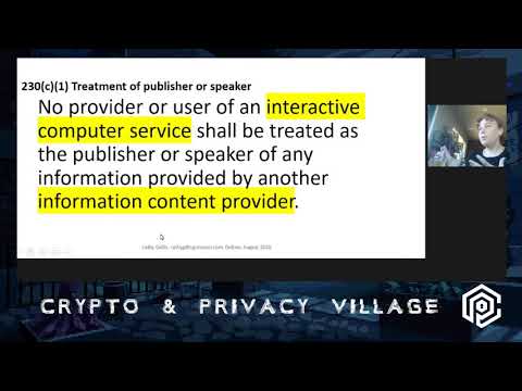 DEF CON Safe Mode Crypto and Privacy Village - Cathy Gellis, Riana Pfefferkorn - Fireside Chat