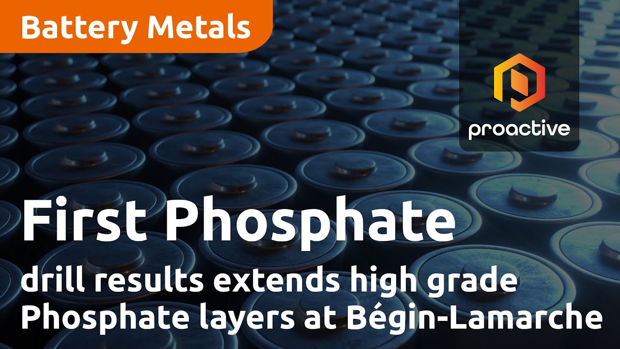 First Phosphate latest drill results extends high grade Phosphate layers at Bégin-Lamarche Property