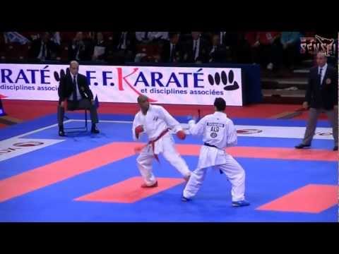 Dona vs Bouabaoub - Bronze final male kumite -75 kg - 21st WKF World Karate Championships Paris 2012
