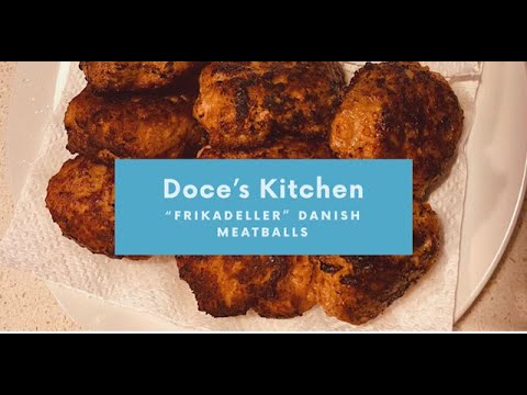 How to make danish frikadeller (meatballs, almondigas).