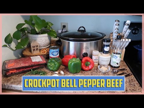 Crockpot Bell Pepper Beef Recipe