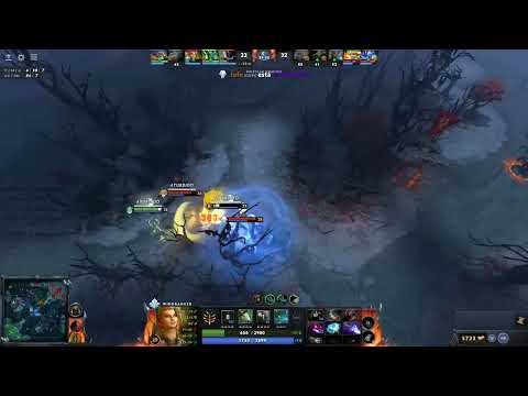 Poor WINDRANGER was killed sixteen times #dota2 #brasil