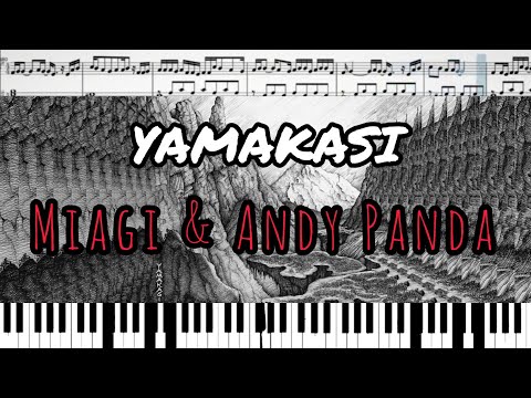 Miyagi & Andy Panda - Yamakasi (на пианино + ноты)