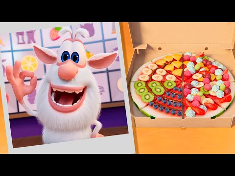 Booba ⭐ Fruit Pizza - Food Puzzle 🍋🍕 New Cartoons 💚 Moolt Kids Toons Happy Bear