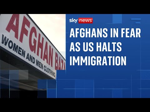 Afghan community's fear as deportation push in US introduced