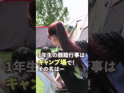 行事でテントたてがちな三条市立大学 #shorts #大学生の日常 #キャンプ