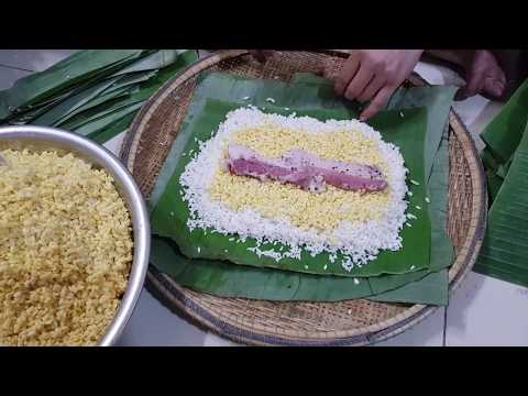 Cách gói bánh Tét truyền thống (chi tiết) cho Tết Nguyên Đán Việt Nam