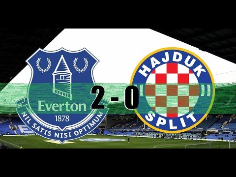 Everton 2 - 0  Hajduk Split | All Goals & Highlights  | Europa Play-Off | 2017