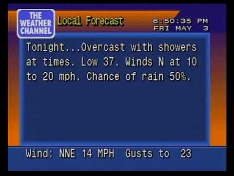 WeatherSTAR 4000 (Manhattan, KS) - May 3rd, 2013 (6:50PM)