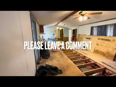 (How To) Mobile Home Rotten Floors and How we Repair Them.