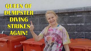 QUEEN OF DUMPSTER DIVING STRIKES AGAIN!  How to save money and feed your family like a, well, QUEEN!