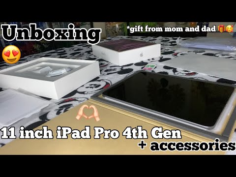 UNBOXING 11 INCH IPAD PRO 4TH GEN | Aimee Joleen