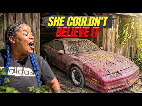 Daughter Surprised With Father's Dream Firebird CLEANED After 30 YEARS! *BEST REACTION EVER!*