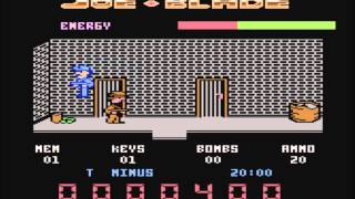 Joe Blade for the Atari 8-bit family
