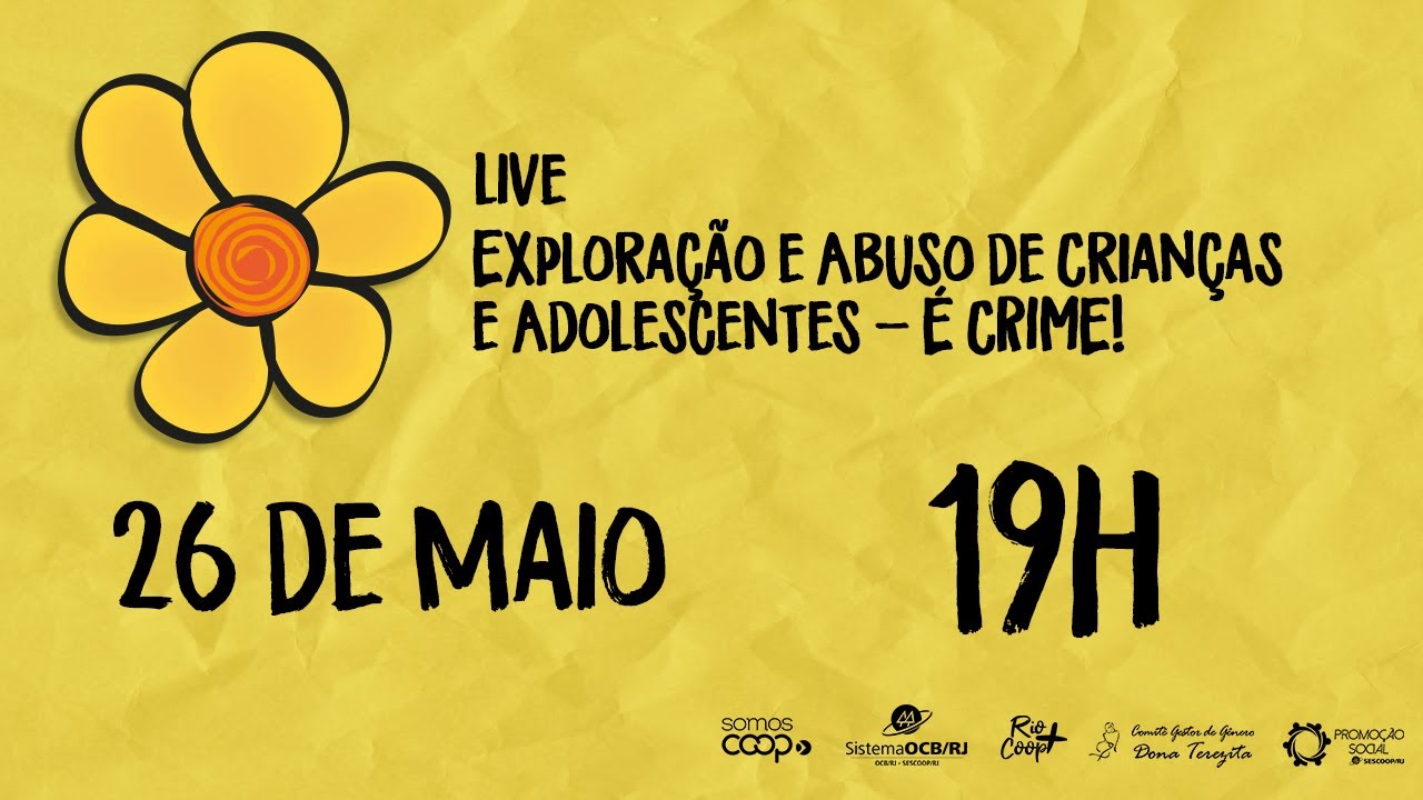 Live Crianças e Adolescentes, Exploração e Abuso - É crime!
