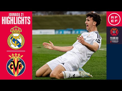Resumen #PrimeraFederación | Real Madrid Castilla 2-2 Villarreal CF B | Jornada 21 | Temp. 2024/25