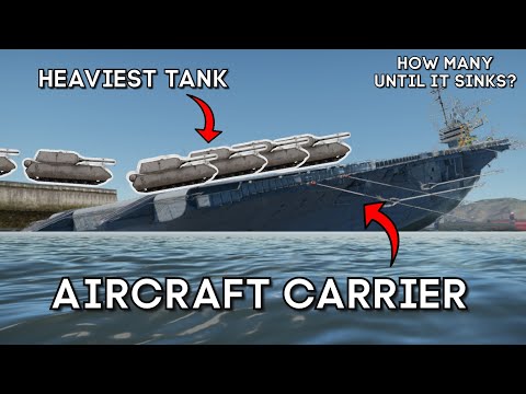 SHIP SIZES VS MAUS WEIGHT - How Much To Sink? - WAR THUNDER
