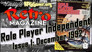 Role Player Independent #1 (December 1992) – Flick-Through of a Forgotten RPG Mag! | Retro Magazine