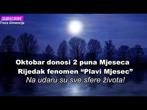 Oktobar donosi 2 puna Mjeseca Rijedak fenomen “Plavi Mjesec” – Na udaru su sve sfere života!