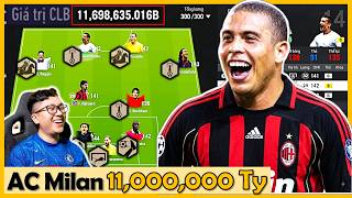 11.000,000 Tỷ BP Bay Màu I Love ALL IN Xây Dựng Đội Hình AC MILAN "Yếu Nhất Tầm Giá" & Cái Kết