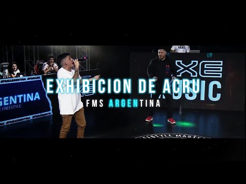 EXHIBICIÓN DE ACRU CON FORMATO FMS (Edit + Letra)| FMS ARGENTINA | TERMINACIONES 🔥