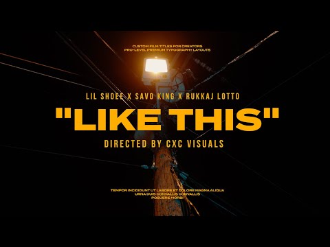 Lil Shoee x Savo King x Rukkaj Lotto - "Like This" (Official Music Video)