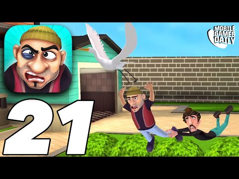 SCARY ROBBER HOME CLASH Gameplay Walkthrough Part 21 - Hatching A Plan (iOS, Android)