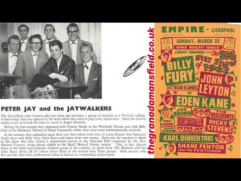 Peter Jay Remembers The Big Star Show Of 1962 Tour featuring Billy Fury