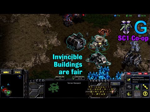 Starcraft 1 Co-op with GiantGrantGames - Brood War Terran Part 5