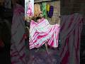 Pink Colour Tie Dye Saree Pinksaree Tiedye Cottonsarees