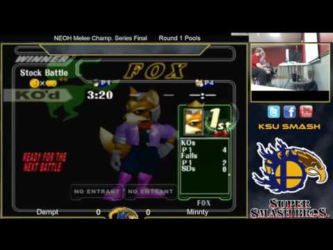 NEOH Melee CS Final - R2 Pool D3 - Dempt (P1) vs Minnty (P4)