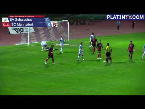 14.04.17 SV Schwechat - SC Mannsdorf - Highlight  (1. Halbzeit / 43:26) am 14.04.2017 20:01