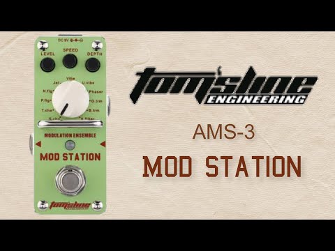 Демонстрация педали эффектов Tomsline AMS-3