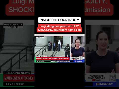 INSIDE THE COURTROOM: Luigi Mangione pleads GUILTY, SHOCKING courtroom admission