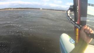 preview picture of video 'Windsurf session @ Arcachon - Fanatic Gecko 105 (2015)'