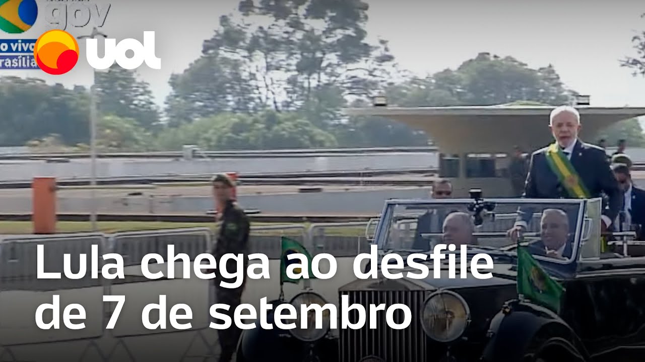 7 de setembro em Brasília: Lula chega ao desfile sem a primeira-dama Janja