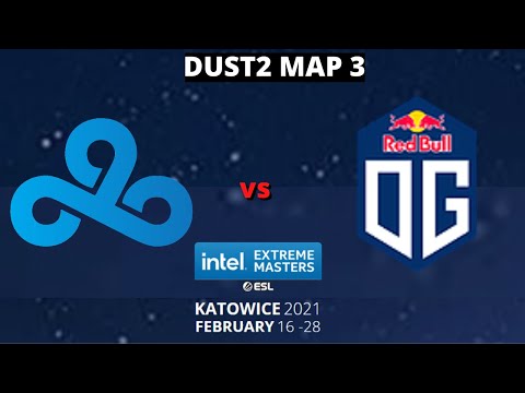 CLOUD9 vs OG (DUST2 MAP 3) IEM Katowice 2021 | CSGO