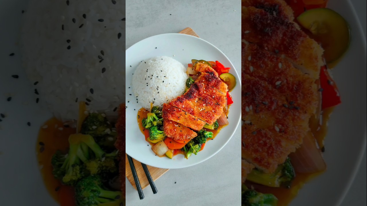 YouTube-Video: Knuspriges Yakitori-Hähnchen mit Gemüse