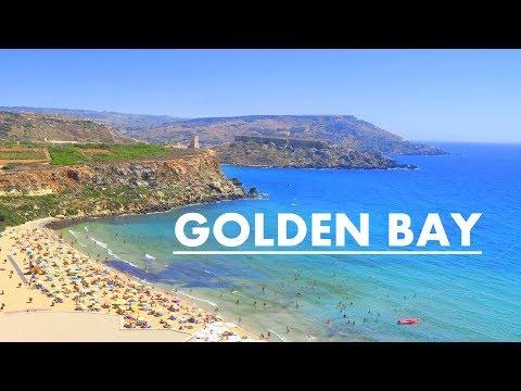 Golden Bay Beach / Golden Sands / Malta Video