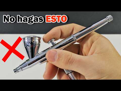 7 PROBLEMS WITH AIRBRUSH AND THEIR SOLUTIONS ⚠️​ (clogs, splashes, bubbling...) ⚠️​