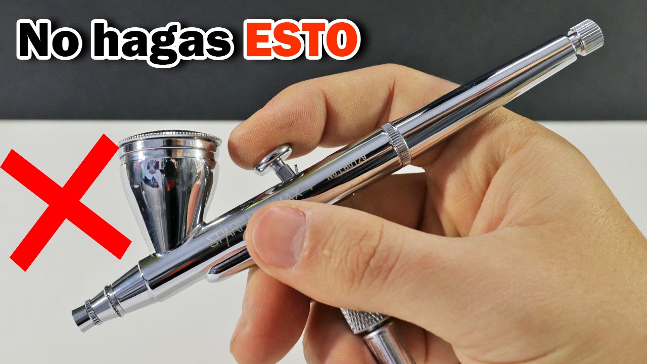 7 PROBLEMAS CON AERÓGRAFO Y SUS SOLUCIONES