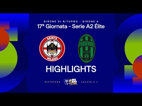 Saints Milano-Pordenone 3-5 | Goals and HL | Matchday 17 | Serie A2 Elite 2025/26 - A
