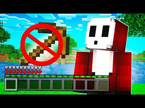 Minecraft Hardcore: Beating with NO TOOLS
